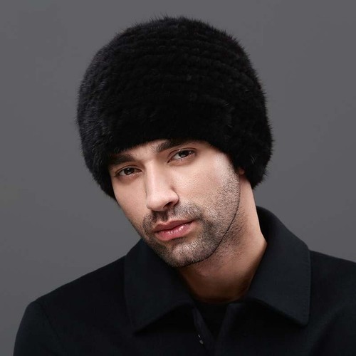 Men real mink fur - fur, warm