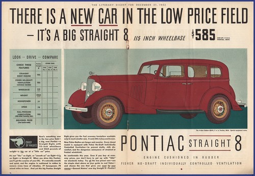 Vintage 1932 pontiac - 1932, straight
