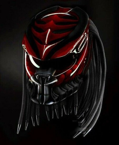Custom predator helmet - helmet, black