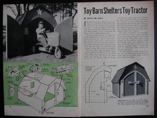 Toy barn playhouse garden - toy, or