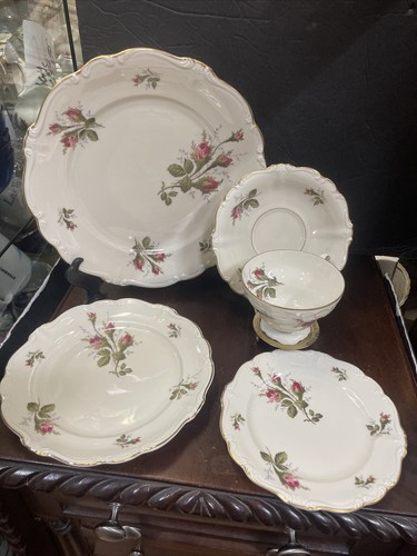 Rosenthal china moss rose - china,