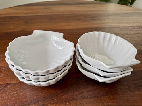Vintage earthenware scallop - 6,