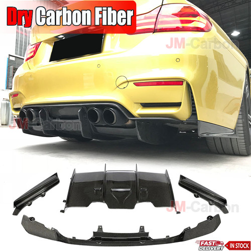 Dry carbon fiber rear bumper - dry,