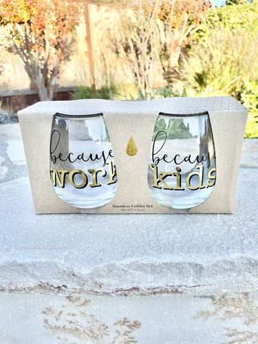 Box set stemless - of,