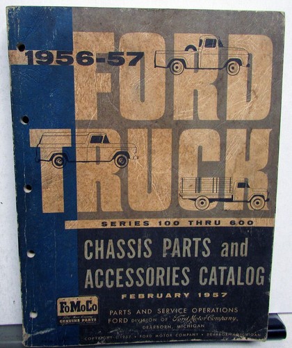 1956 1957 ford truck parts - truck,
