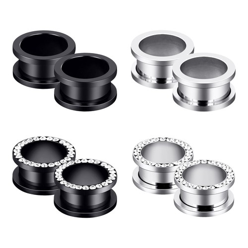 Pair stainless steel - stainless, gem