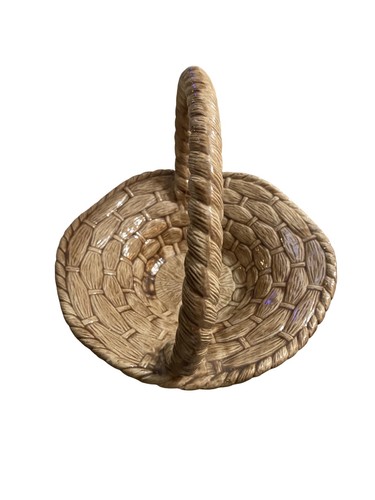 Vintage ceramic basket - vintage,