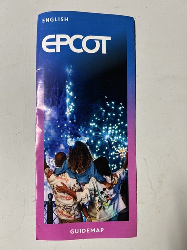 Epcot park map english from - epcot,