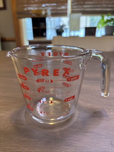 Pyrex cup glass measuring - glass,