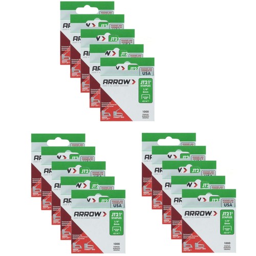 Staple jt21 1000pk 1 4 - jt21, 1/4"