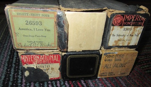 Lot vintage player piano - 6,
