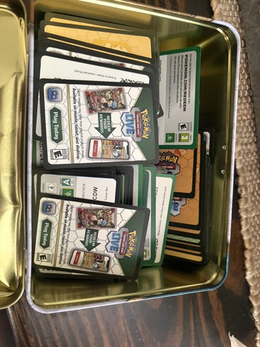 Tin pokemon trading card - tin,