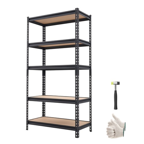 Tier garage shelving - 5-tier,
