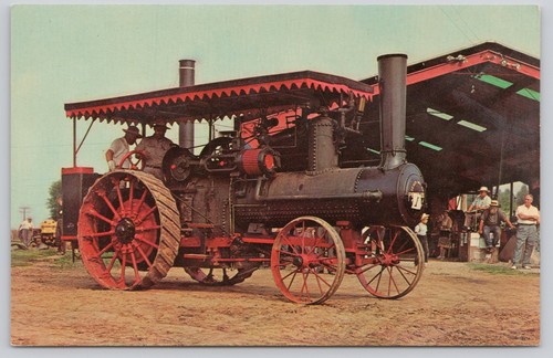 Antique peerless steam tractor - antique,