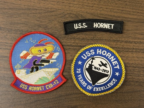 Uss hornet patch - uss, lot