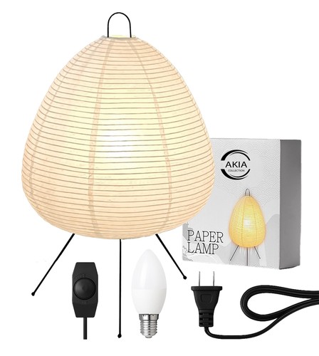 Table lamp japanese paper - table,