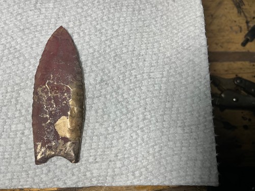 Bronze clovis point 3d - point,,