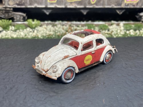 1957 volkswagen beetle rusty - volkswagen,