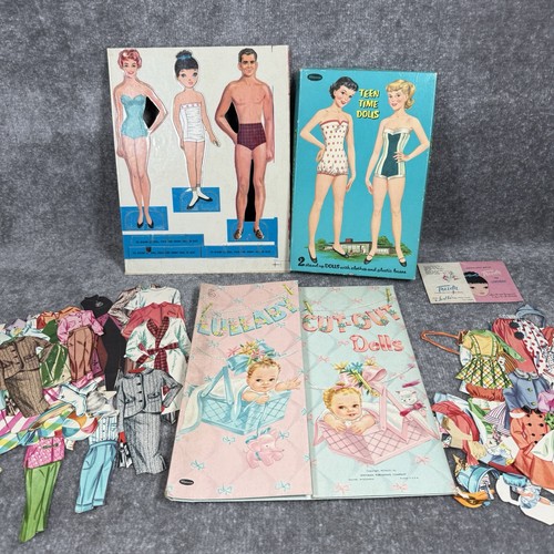 Lot paper dolls whitman - of,
