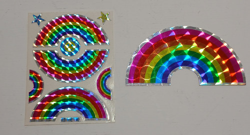 Vintage 1980s prism rainbow - prism,