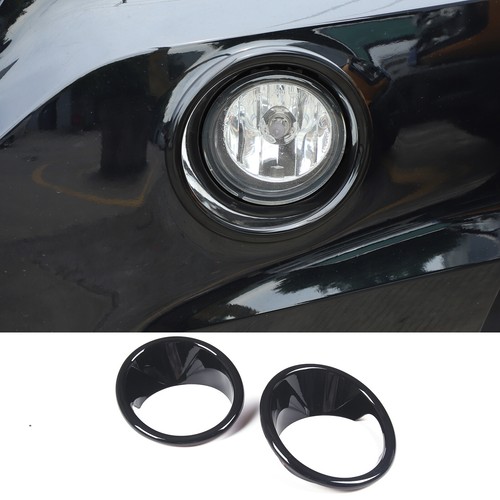 Glossy black abs front fog - glossy,