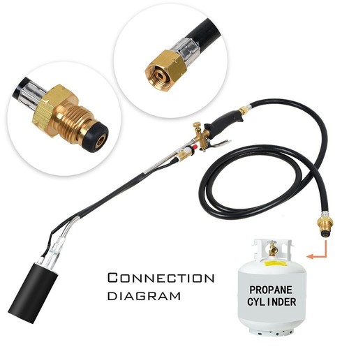 Propane torch weed burner kit - torch,