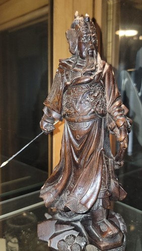 Chinese boxwood carving statue