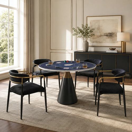 Poker dining table - poker/dining, chairs