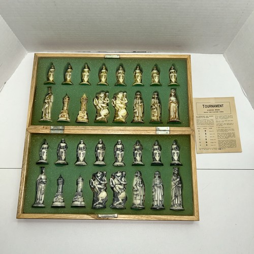 Vintage folding wooden - folding, chess