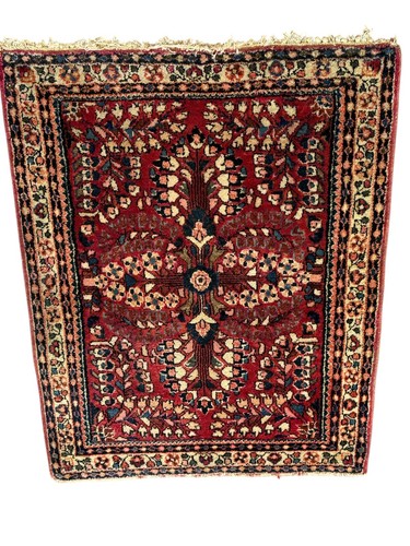 Antique sarouk rug - sarouk,