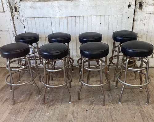 Mid century swivel stool - mid,