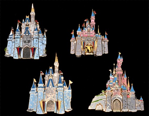 Jumbo disney castle pins - castle,