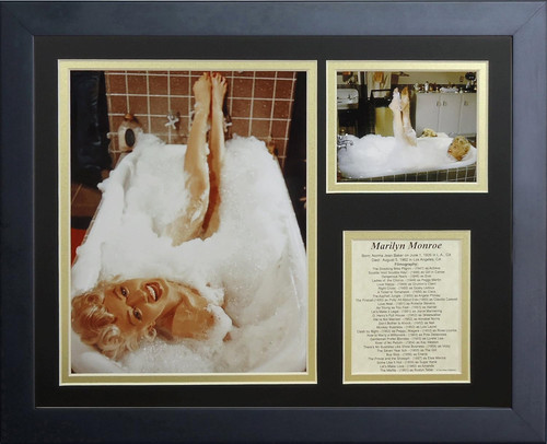 Marilyn monroe tub framed - marilyn,
