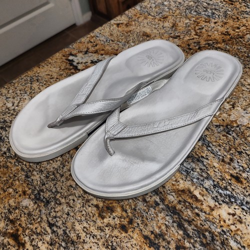 Ugg australia white flip - ugg, flops