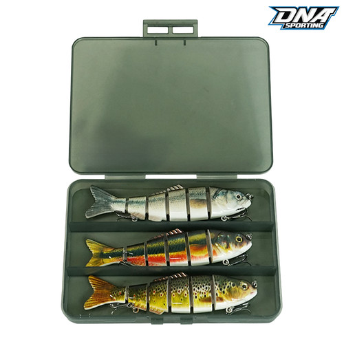 3pcs jointed fishing lures - jointed,