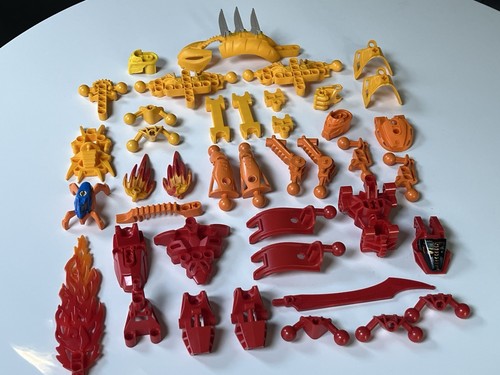 Lego lot red yellow orange - lego,