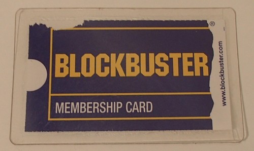 Blockbuster video laminated - video,