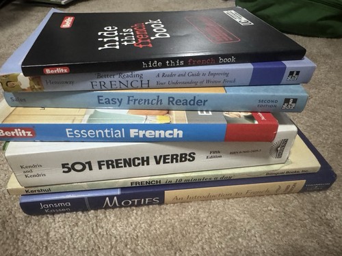 French language learning books - language,