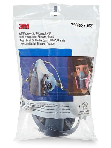 7503 half face respirator - 3m,