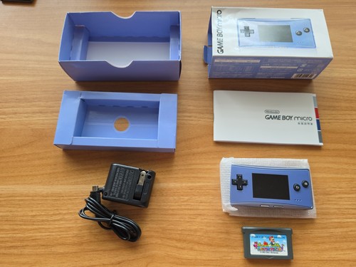 Nintendo game boy micro blue - game,