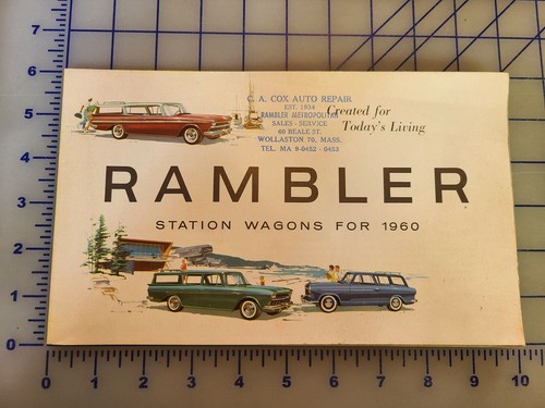 1960 amc rambler station wagon - 1960,