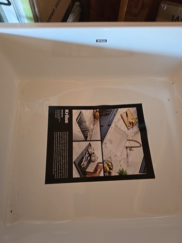 Kraus pintura undermount - pintura, 21”