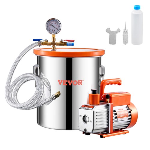 Gallon vacuum chamber 5cfm - gallon, 3.5cfm
