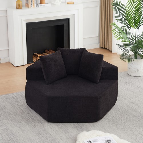 Hexagonal lounge chair - chair, 54"