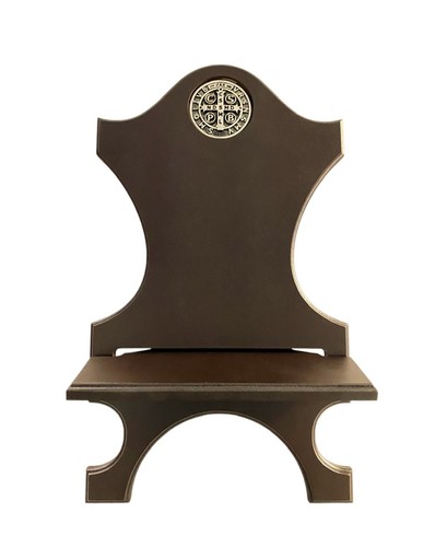 Dark brown wooden bible missal - dark,