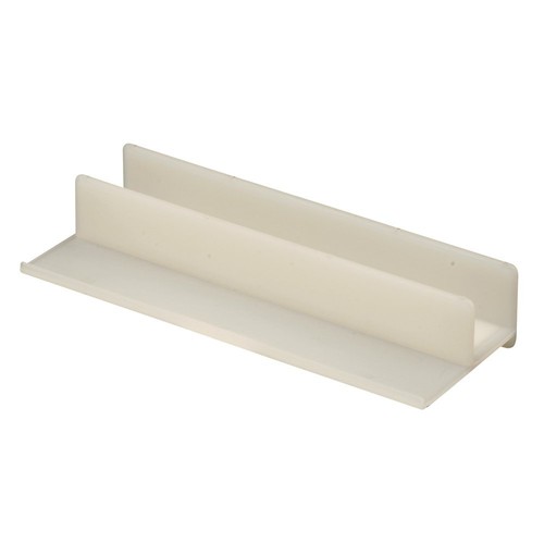 White plastic shower door - white,