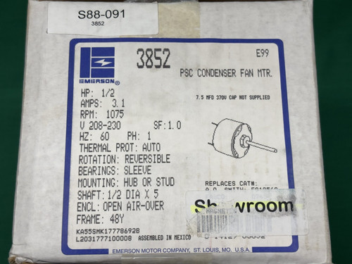 New emerson 3852 psc condenser - psc,