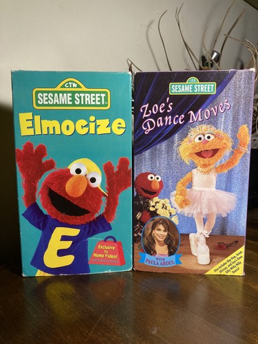 Vtg sesame street vhs - street, lot
