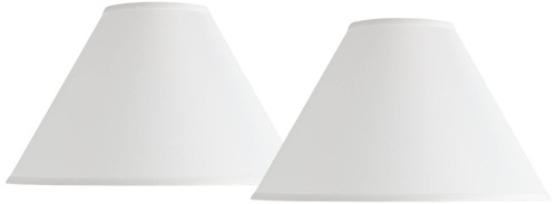 Set lamp shades white - lamp,