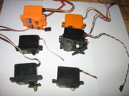 Lot used servos - servos, r/c